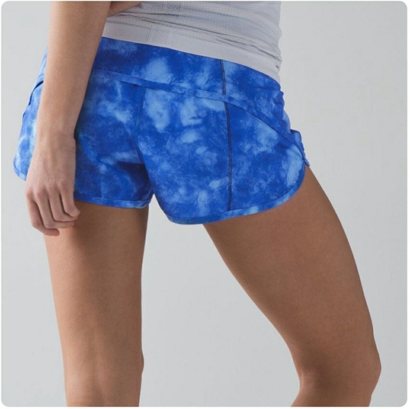 Lululemon blue tie dye shorts Clearance
